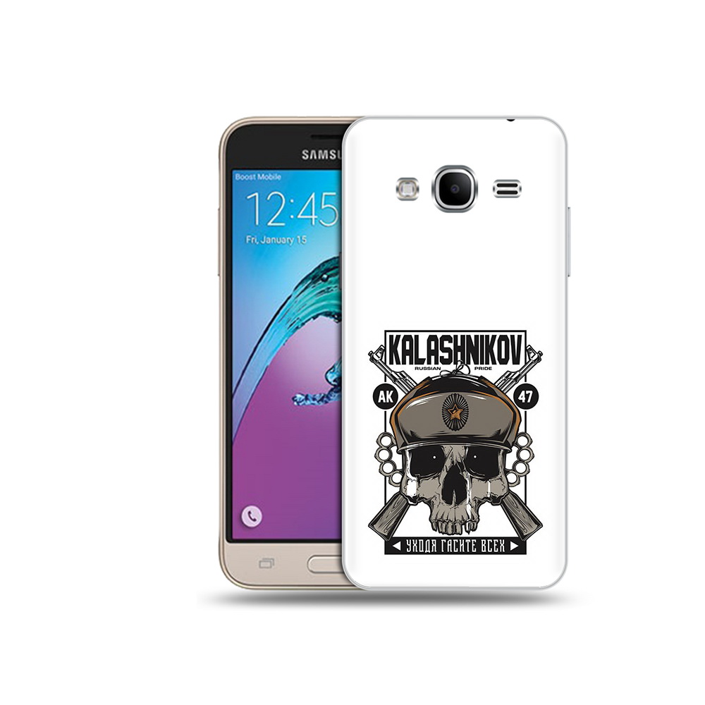 

Чехол MyPads Tocco для Samsung Galaxy J3 (2016) Калашников (PT29089.580.94), Прозрачный, Tocco