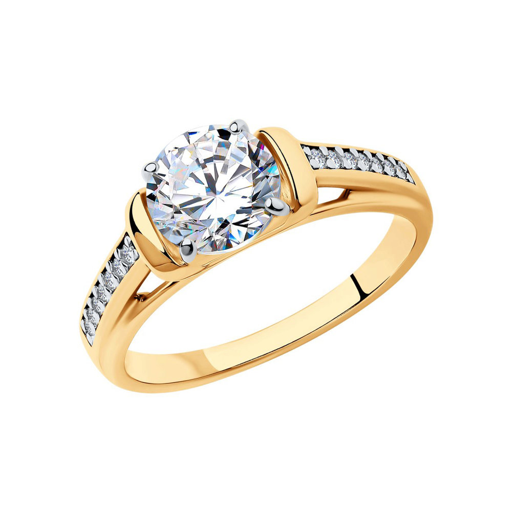 

Кольцо из серебра р. 20,5 SOKOLOV 93010789, фианит, 93010789
