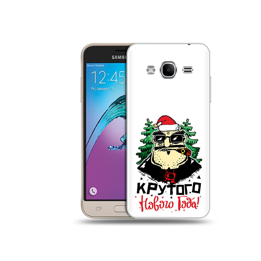 Чехол MyPads Tocco для Samsung Galaxy J3 (2016) Крутого нового года 2023 (PT29089.580.98)