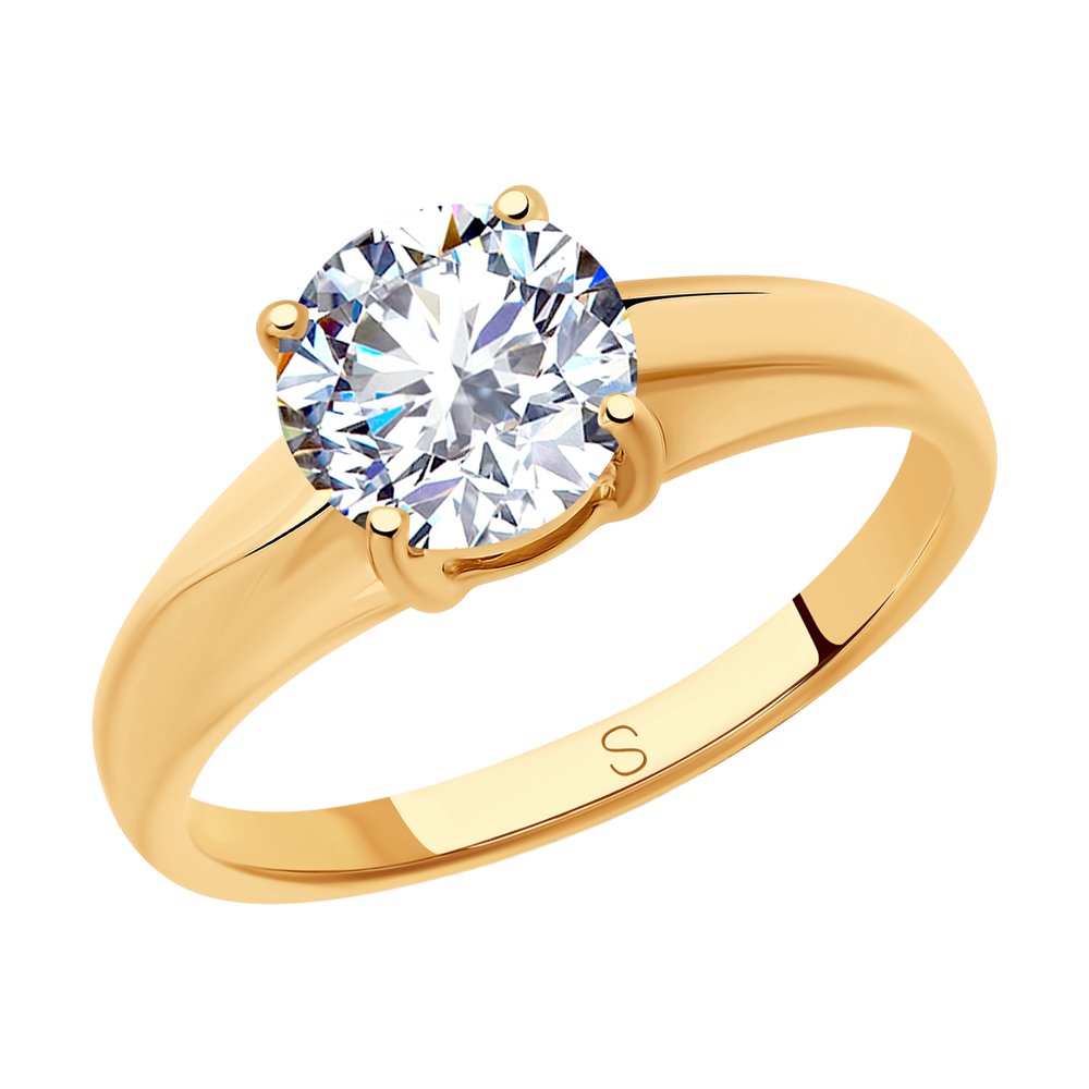 

Кольцо из серебра с фианитом р  SOKOLOV 93010795, 93010795