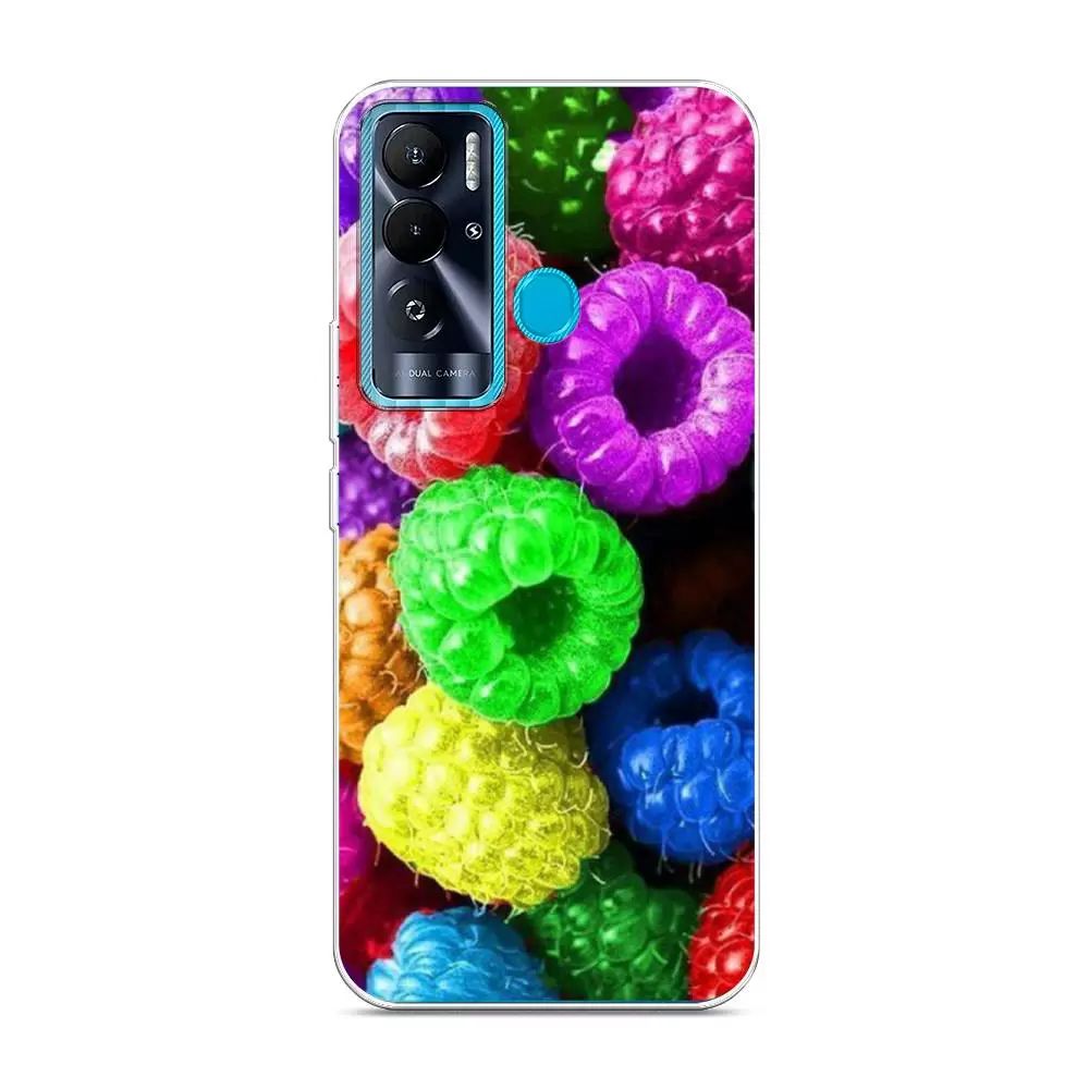 

Чехол Awog "Разноцветная малина" для Tecno Pova Neo, Разноцветный, 302150-10