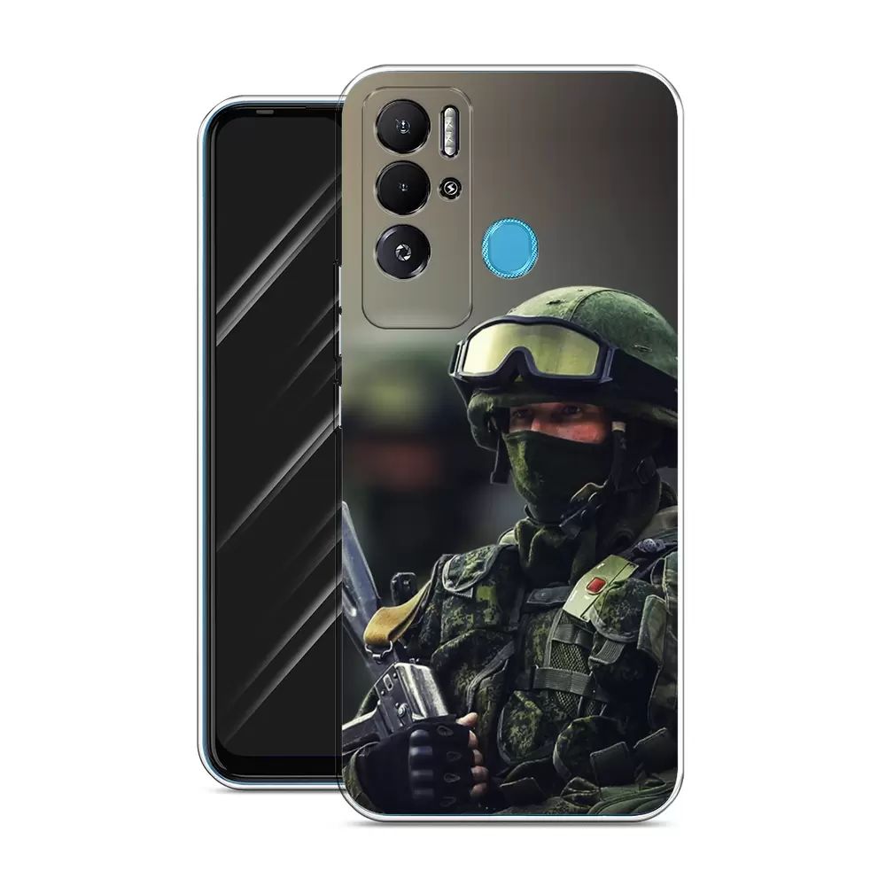 

Чехол Awog на Tecno Pova Neo "Солдат", Разноцветный, 302150-5