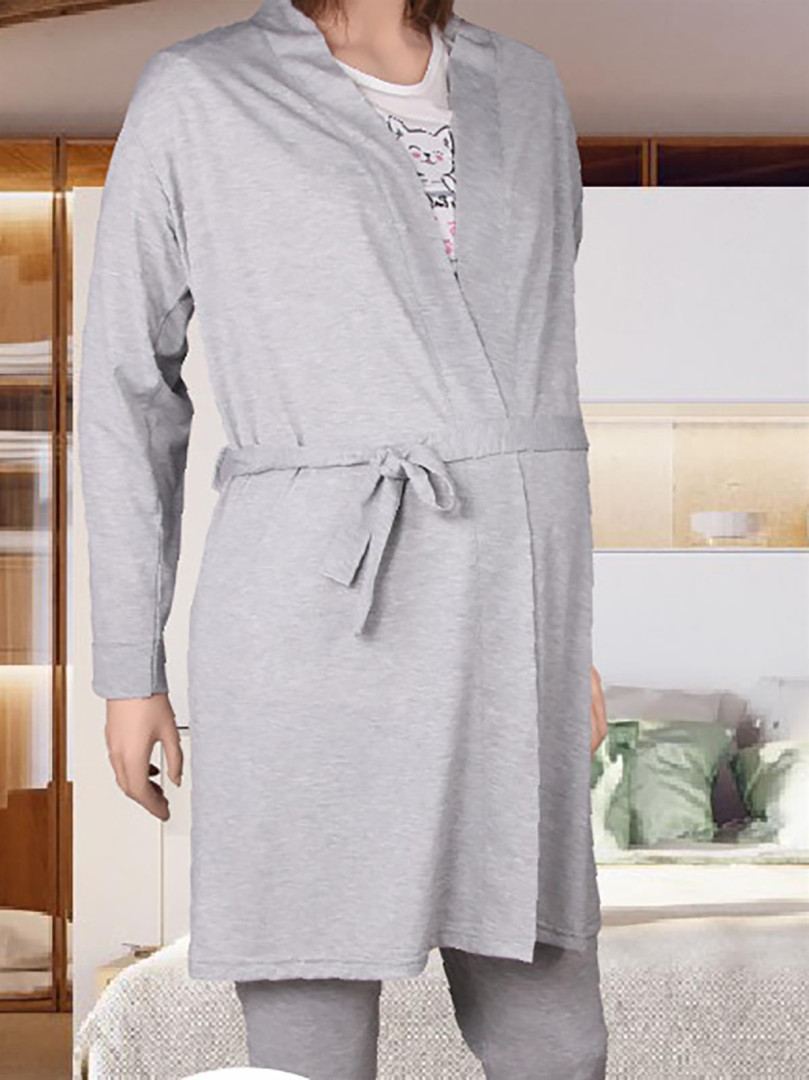 Пижама для беременных женская DOMINANT 22D775046SS1 серая M (доставка из-за рубежа)