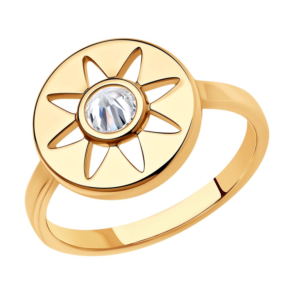 

Кольцо из серебра с фианитом р  SOKOLOV 93010840, 93010840