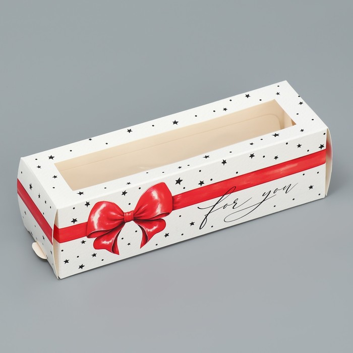 

Коробка кондитерская Дарите Счастье, For you, 10236946-5p, 18х5,5х5,5 см, 5 шт, Белый;красный;разноцветный