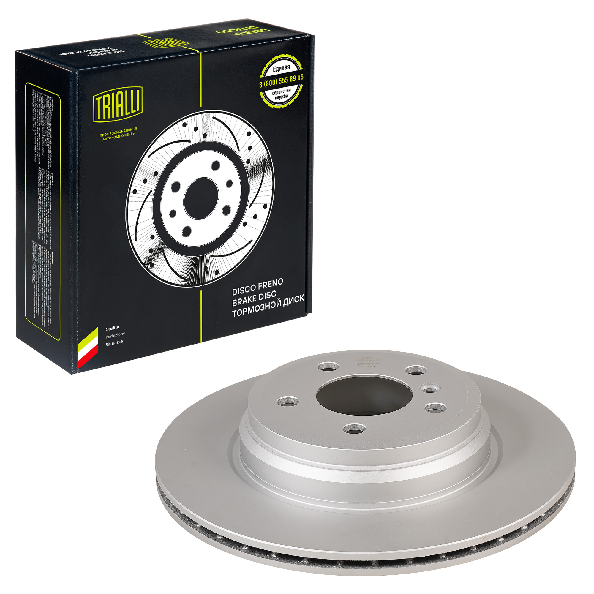 

Диск тормозной задний для BMW 3 (F30) (11-) / 4 (F32) (13-) d=330 TRIALLI DF190414