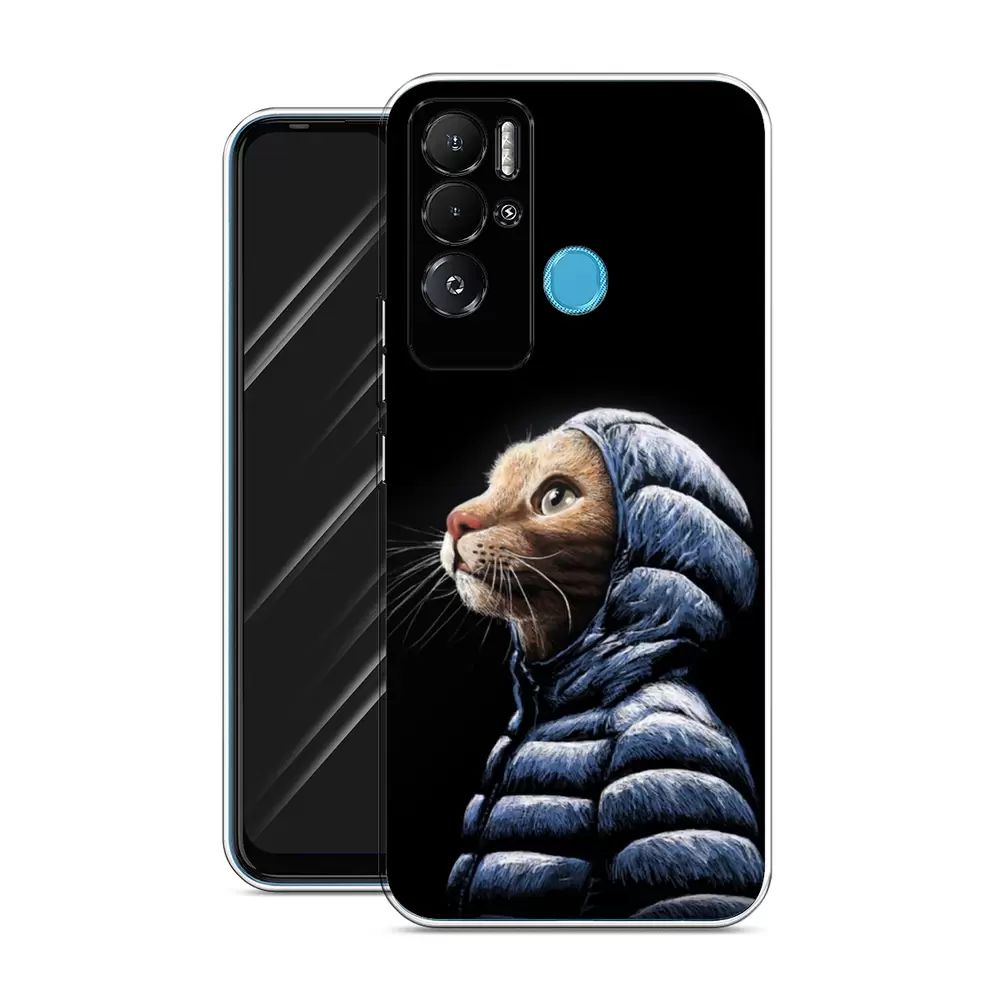 

Чехол Awog на Tecno Pova Neo "Кот в капюшоне", Разноцветный, 302150-2