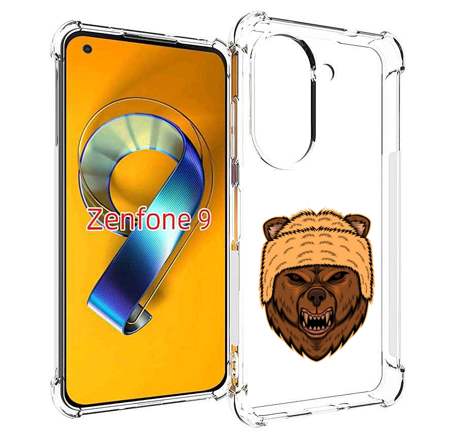 

Чехол MyPads Медведь-в-шапке для Asus Zenfone 9 (AI2202), Прозрачный, Tocco