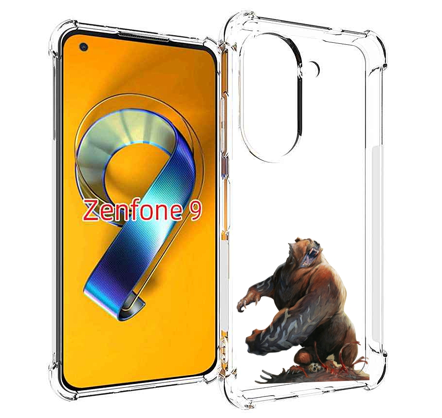 

Чехол MyPads Медведь-жестокий для Asus Zenfone 9 (AI2202), Прозрачный, Tocco