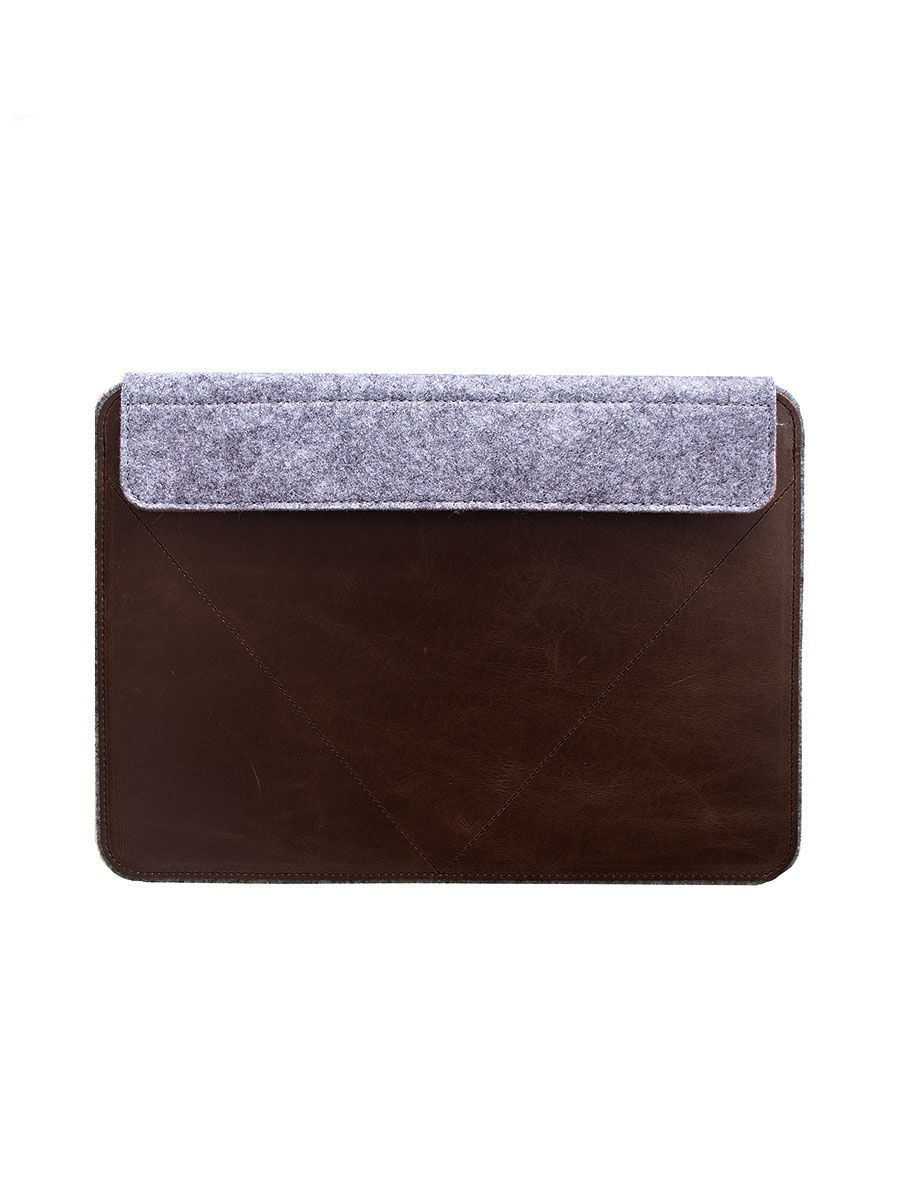 Чехол для ноутбука унисекс ЧФ13 13 светло-серый/шоколад Reversal. Цвет: коричневый