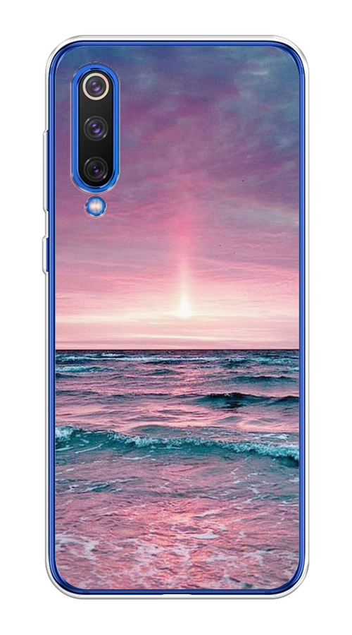 

Чехол на Xiaomi Mi9 SE "Восход 3", Розовый;голубой, 35250-2