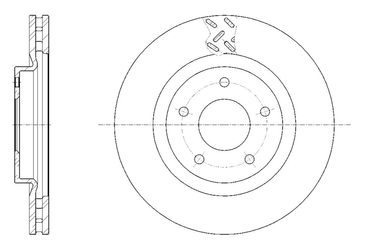 

AVANTECH BR0505S Диск тормозной ()