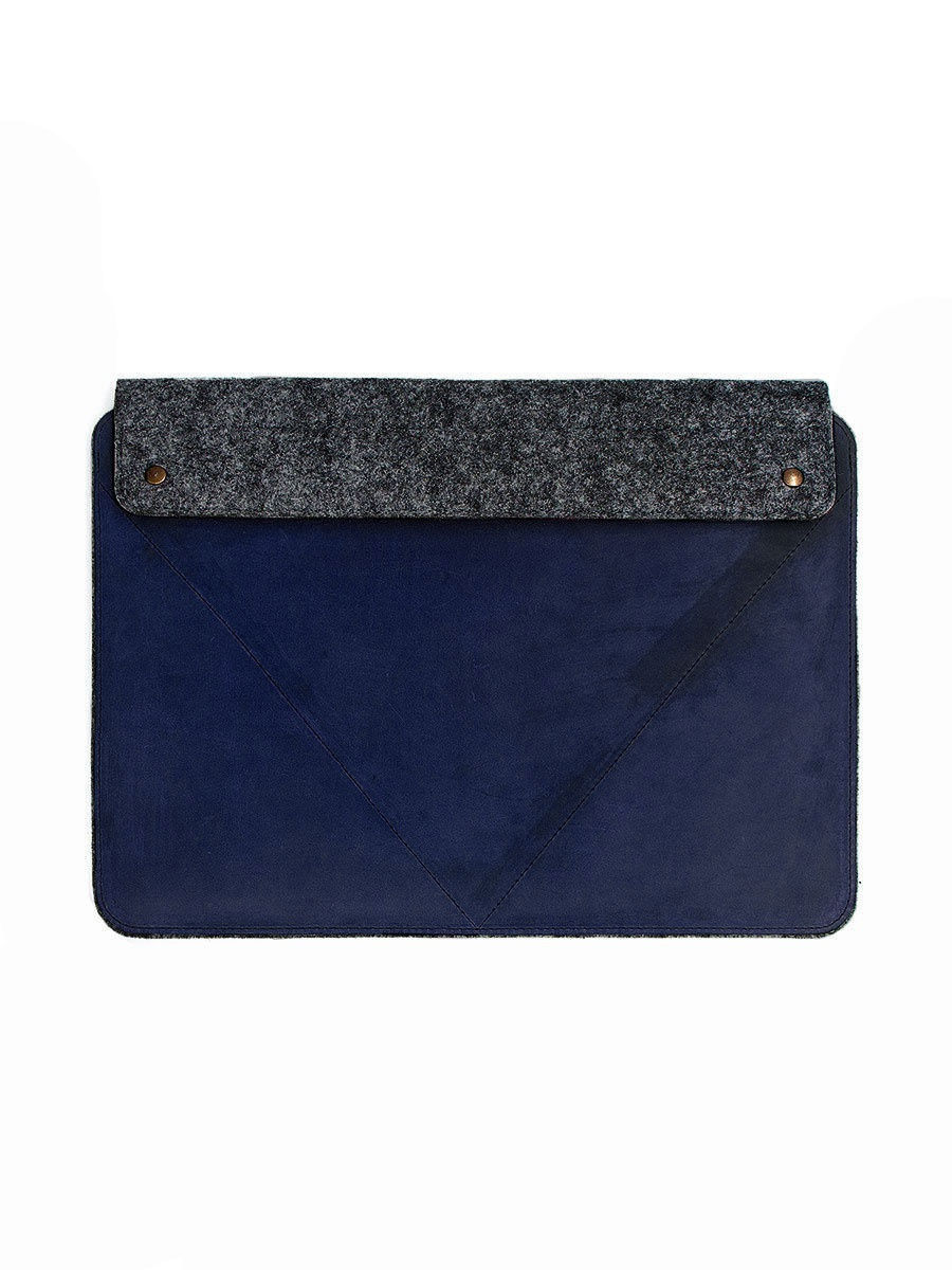 Чехол для ноутбука унисекс ЧФК15 15 темно-серый-синий Reversal. Цвет: синий
