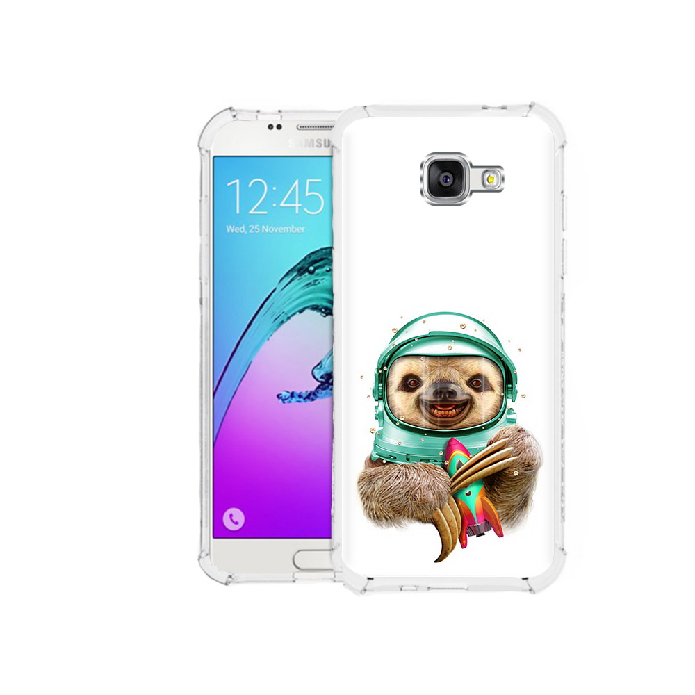 

Чехол MyPads Tocco для Samsung Galaxy A5 (2016) Ленивец астронавт (PT25252.581.104), Прозрачный, Tocco
