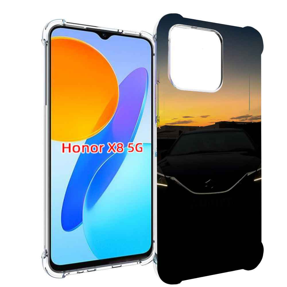 

Чехол MyPads suzuki 2 сузуки мужской для Honor X8 5G, Прозрачный, Tocco