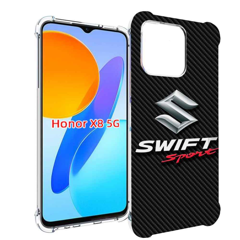 

Чехол MyPads suzuki сузуки 1 мужской для Honor X8 5G, Прозрачный, Tocco