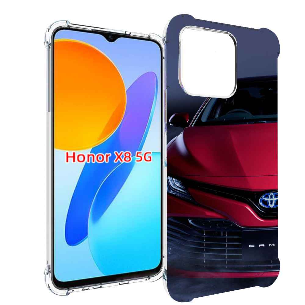 

Чехол MyPads toyota тоиота 1 для Honor X8 5G, Прозрачный, Tocco