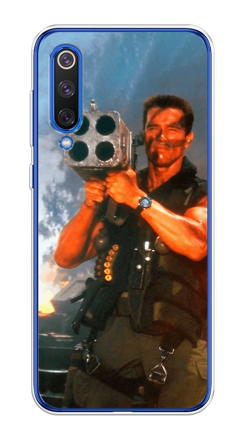 

Чехол на Xiaomi Mi9 SE "Арнольд Шварцнеггер с базукой", Голубой;коричневый, 35250-6