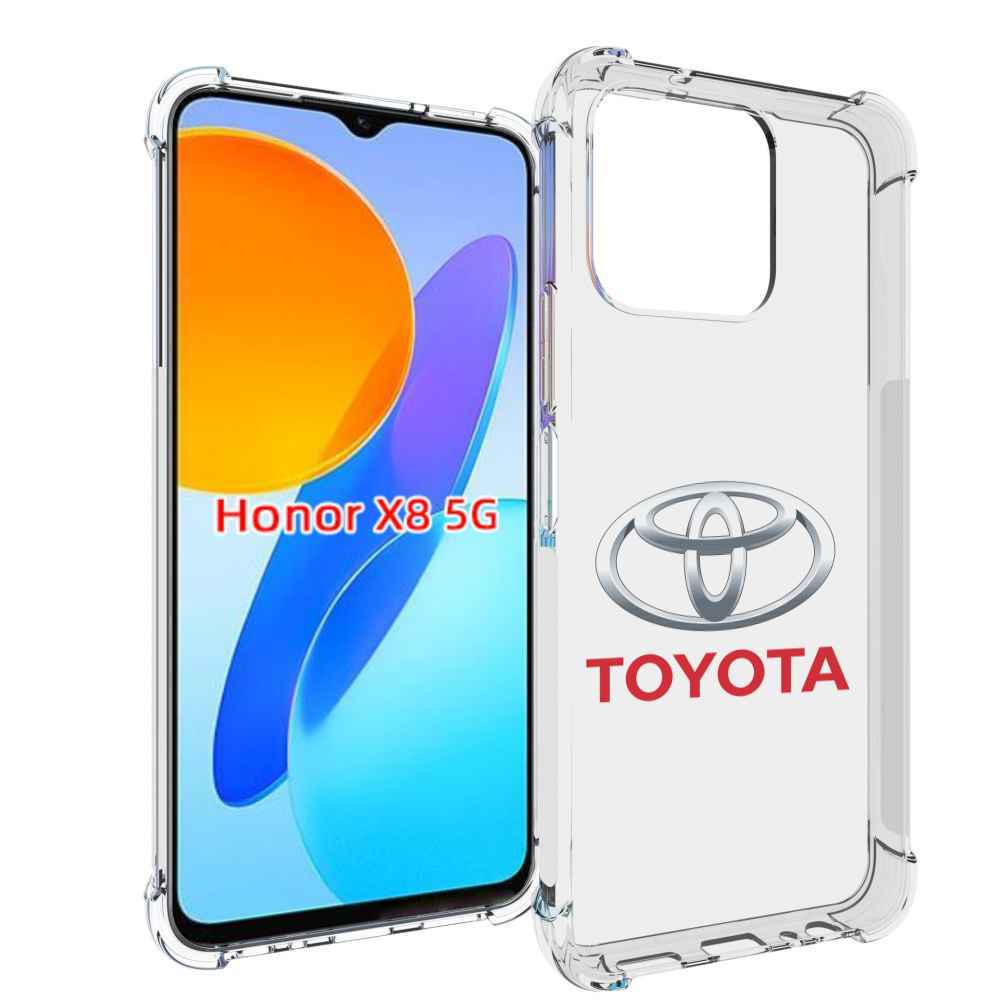 

Чехол MyPads toyota-тоиота-4 мужской для Honor X8 5G, Прозрачный, Tocco