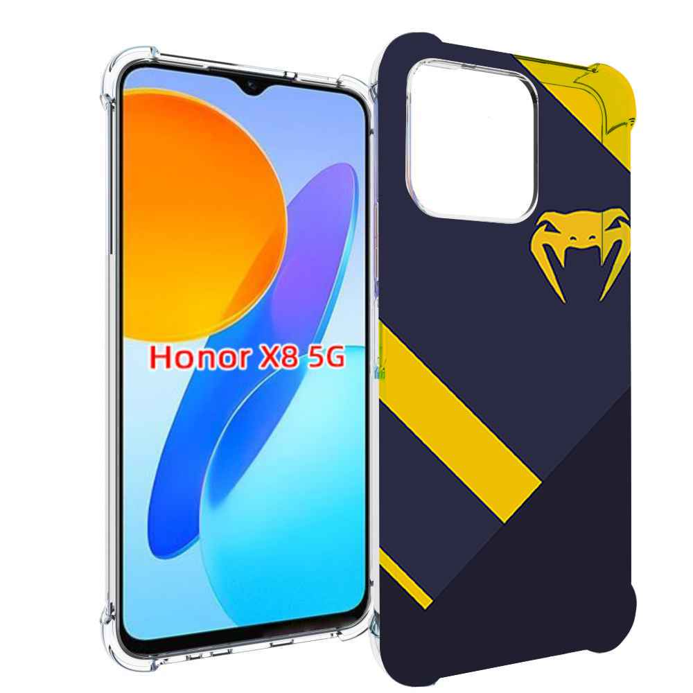 

Чехол MyPads venum мужской для Honor X8 5G, Прозрачный, Tocco