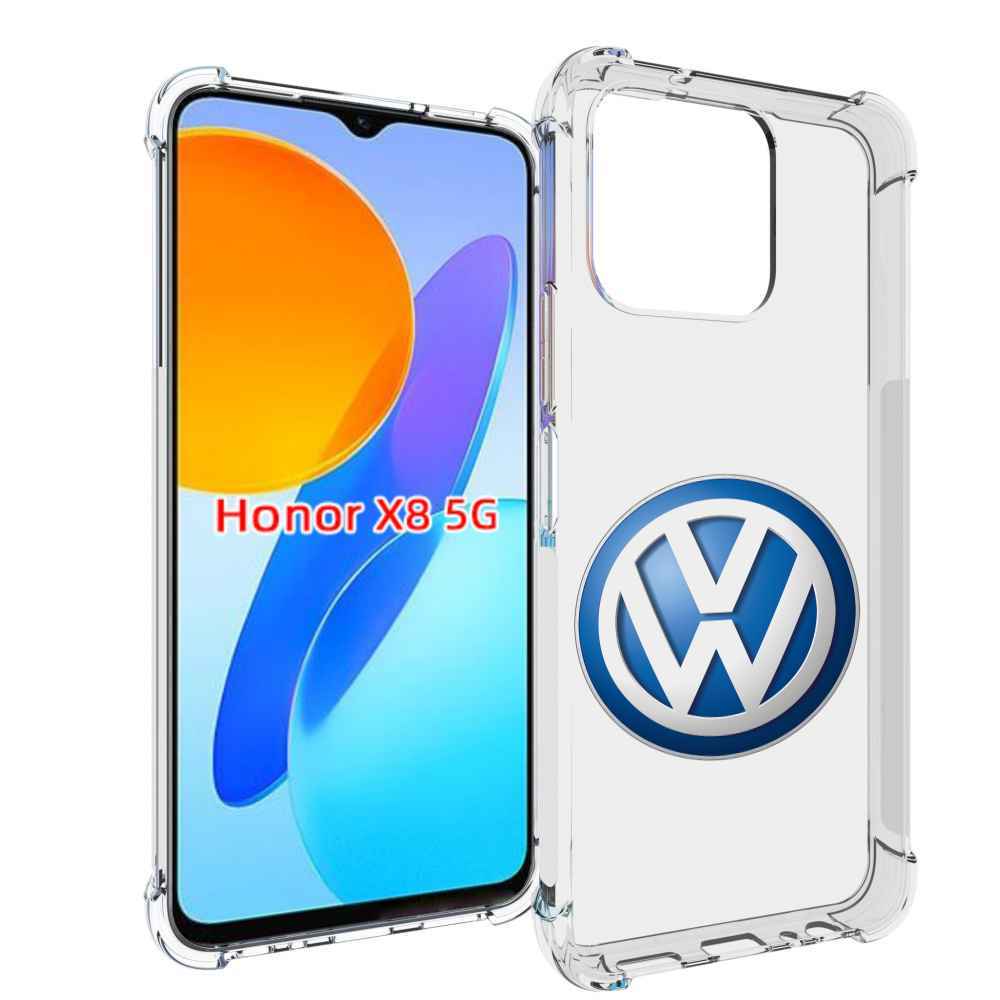 

Чехол MyPads volkswagen мужской для Honor X8 5G, Прозрачный, Tocco