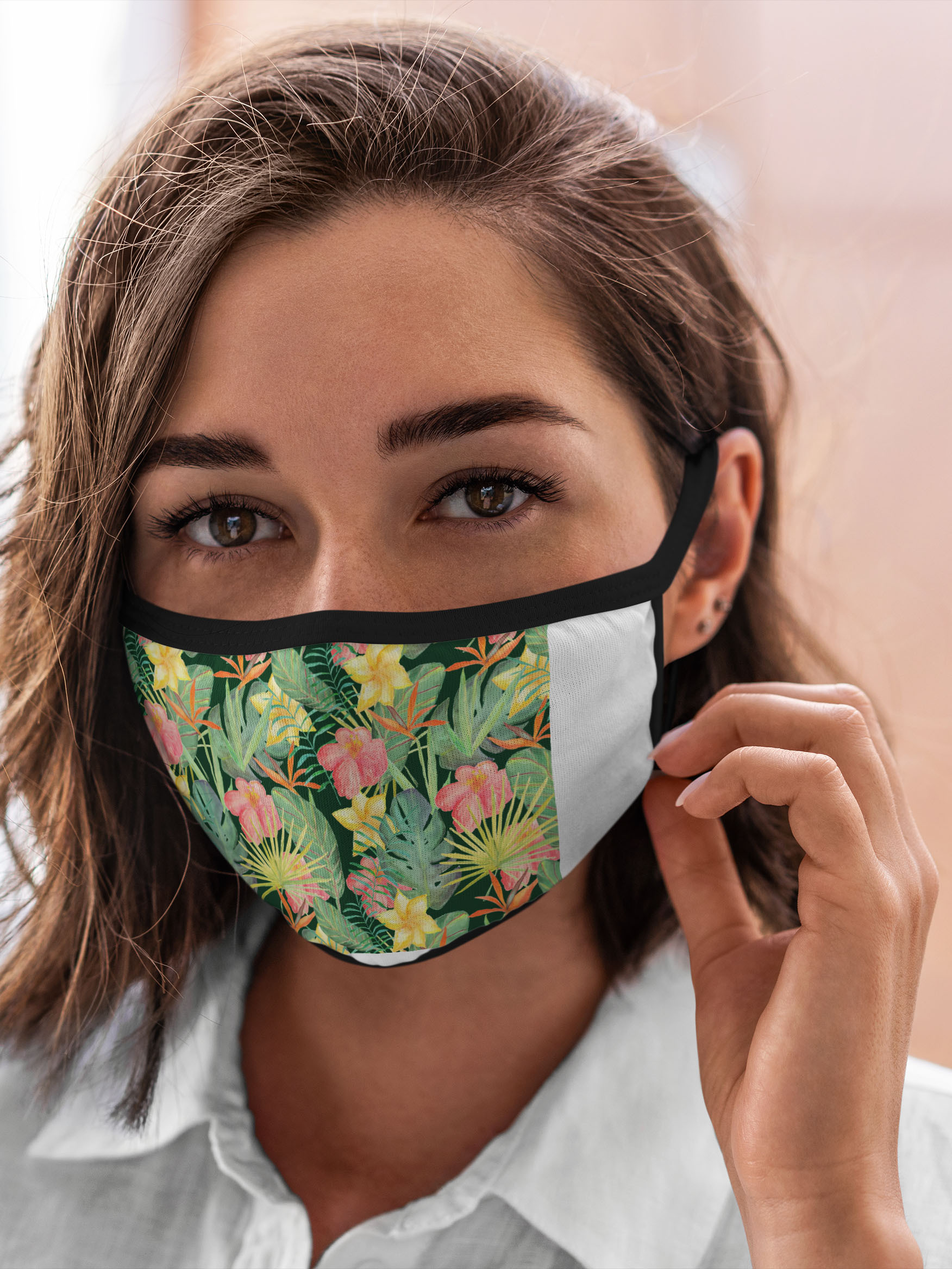

Многоразовая маска унисекс Burnettie Природа Тропические Растения И Цветы, Разноцветный, Природа Тропические Растения И Цветы