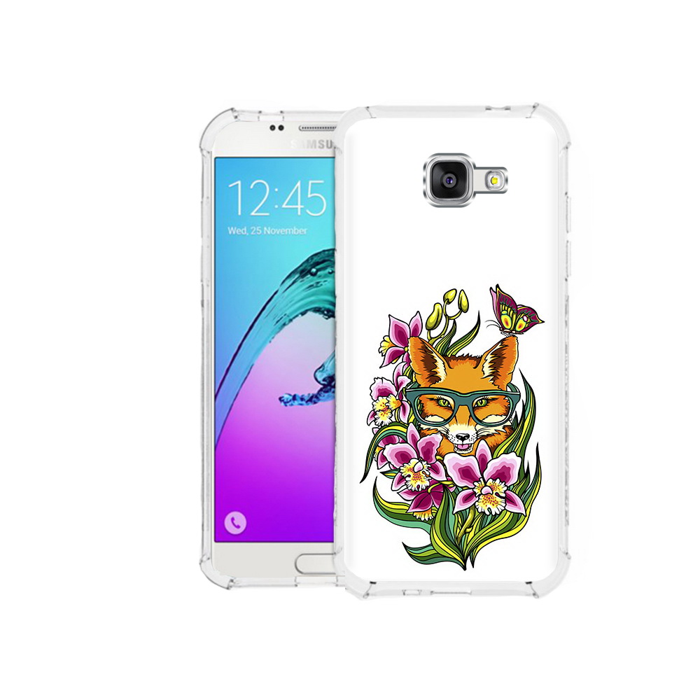 

Чехол MyPads Tocco для Samsung Galaxy A5 (2016) Лиса в цветах (PT25252.581.108), Прозрачный, Tocco