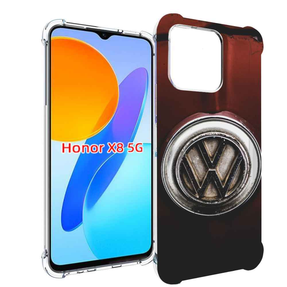 

Чехол MyPads volkwagen фольскваген 1 мужской для Honor X8 5G, Прозрачный, Tocco