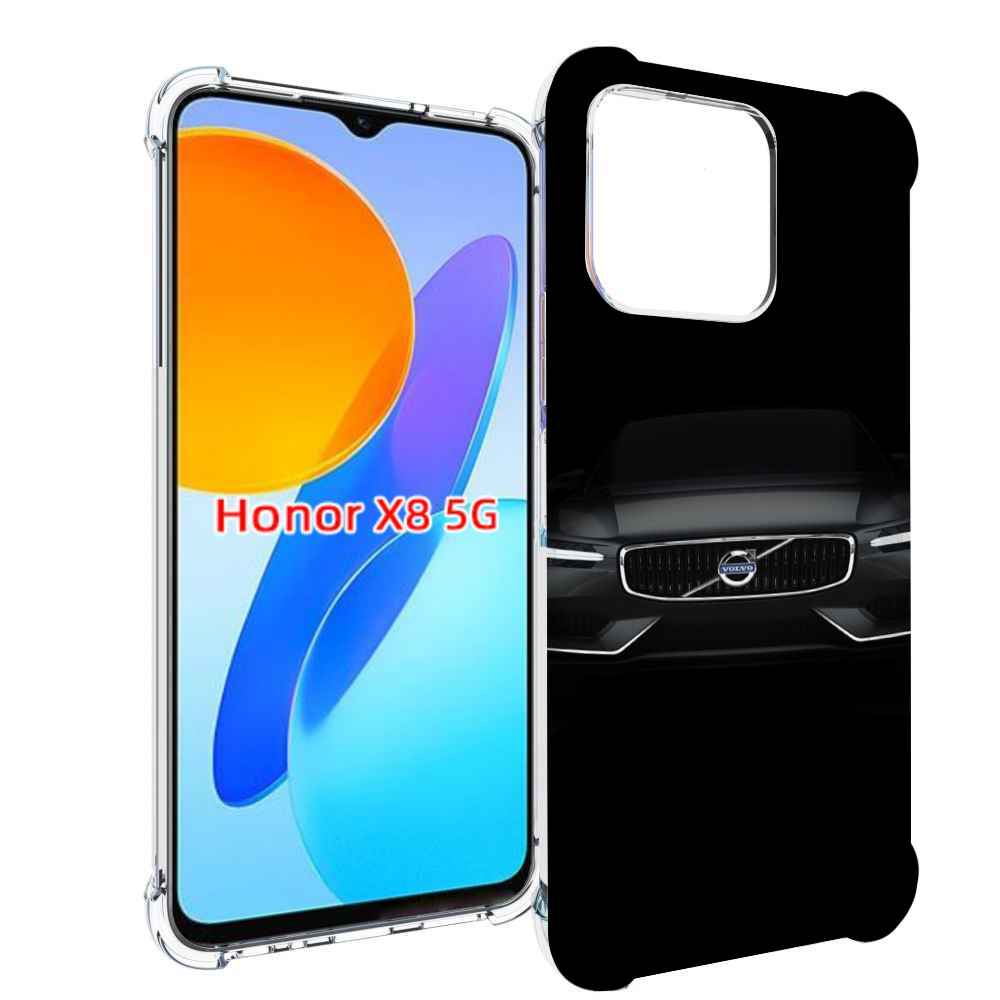 

Чехол MyPads volvo вольво 1 мужской для Honor X8 5G, Прозрачный, Tocco