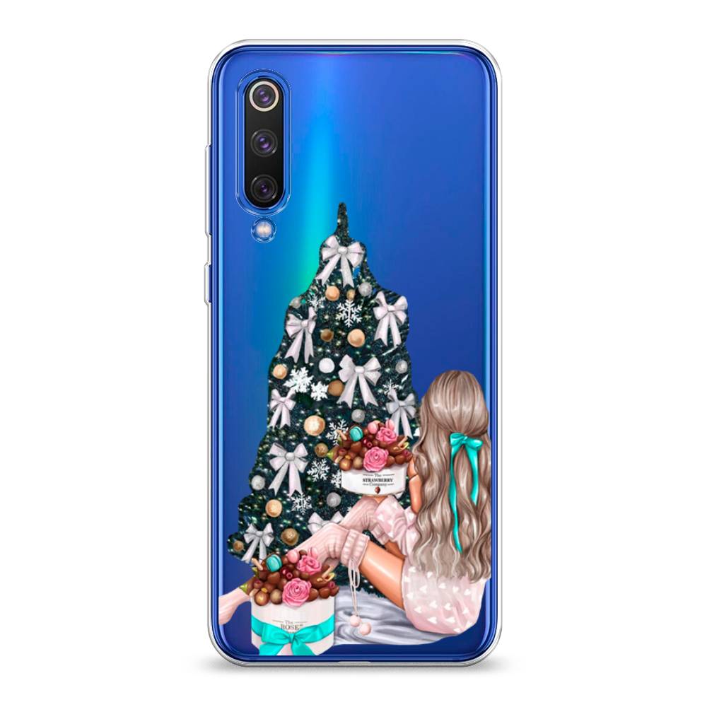

Чехол на Xiaomi Mi9 SE "New Year", Зеленый;бежевый;голубой, 35250-5