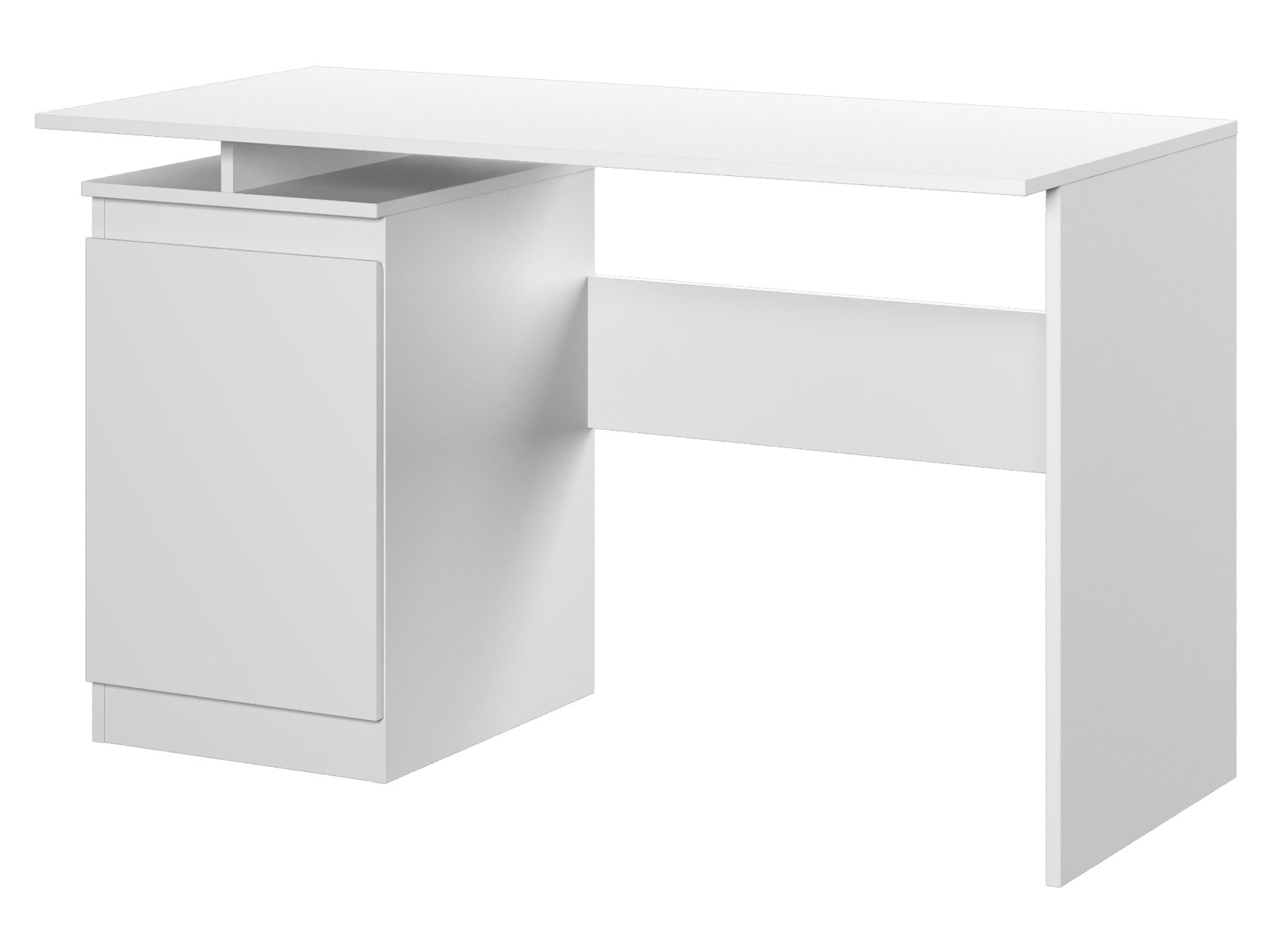 фото Письменный стол стол письменный с тумбой штерн белый нк-мебель