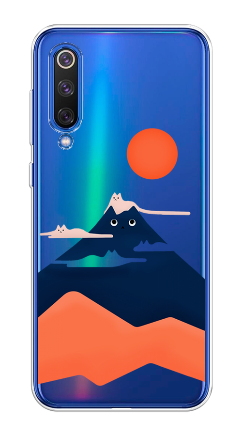 

Чехол на Xiaomi Mi9 SE "Кот-гора", Черный;оранжевый, 35250-4