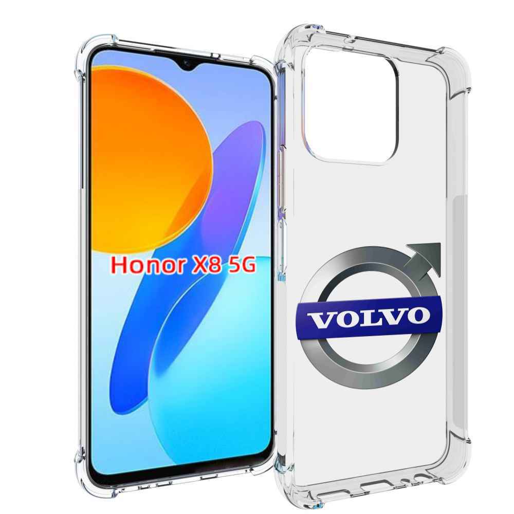 

Чехол MyPads volvo мужской для Honor X8 5G, Прозрачный, Tocco