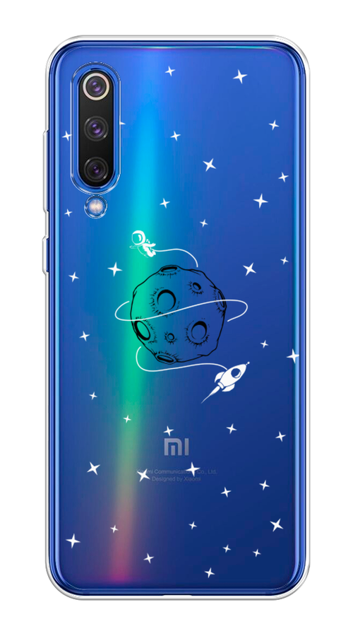 

Чехол на Xiaomi Mi9 SE "Полет вокруг луны", Белый;серый;черный, 35250-2