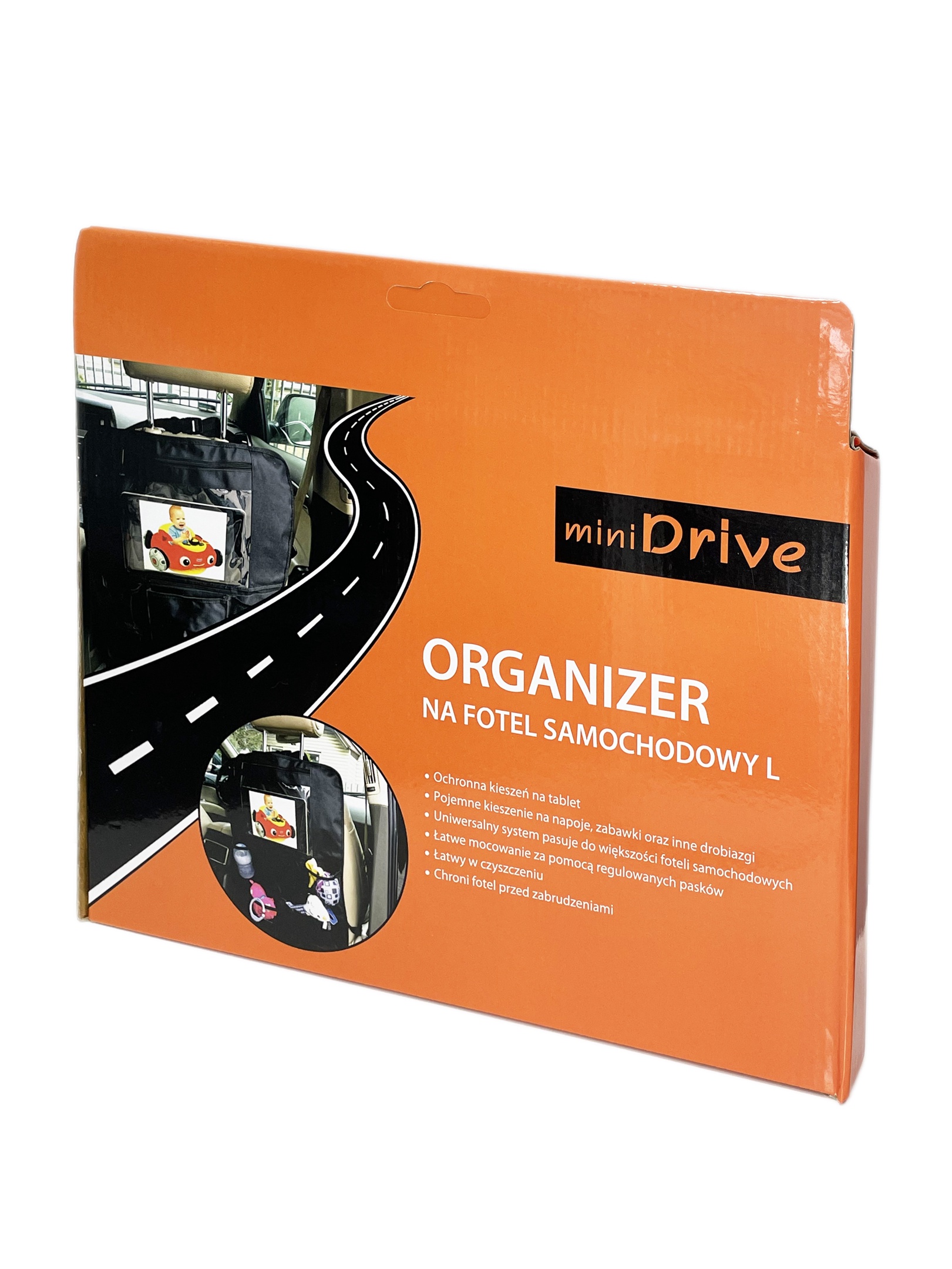 Органайзер для автомобильного сиденья MiniDrive размер L, 48*64 см