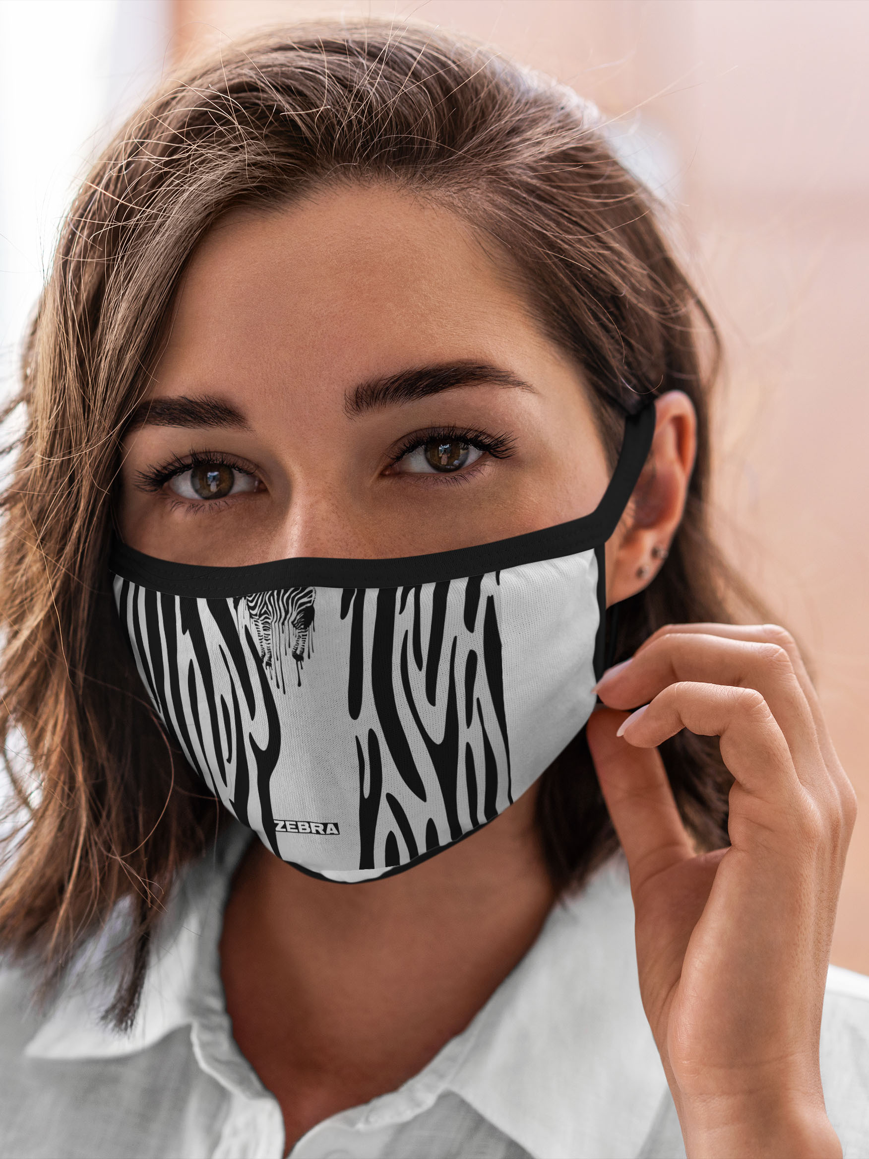 

Многоразовая маска унисекс Burnettie Зебра Zebra, Разноцветный, Зебра Zebra