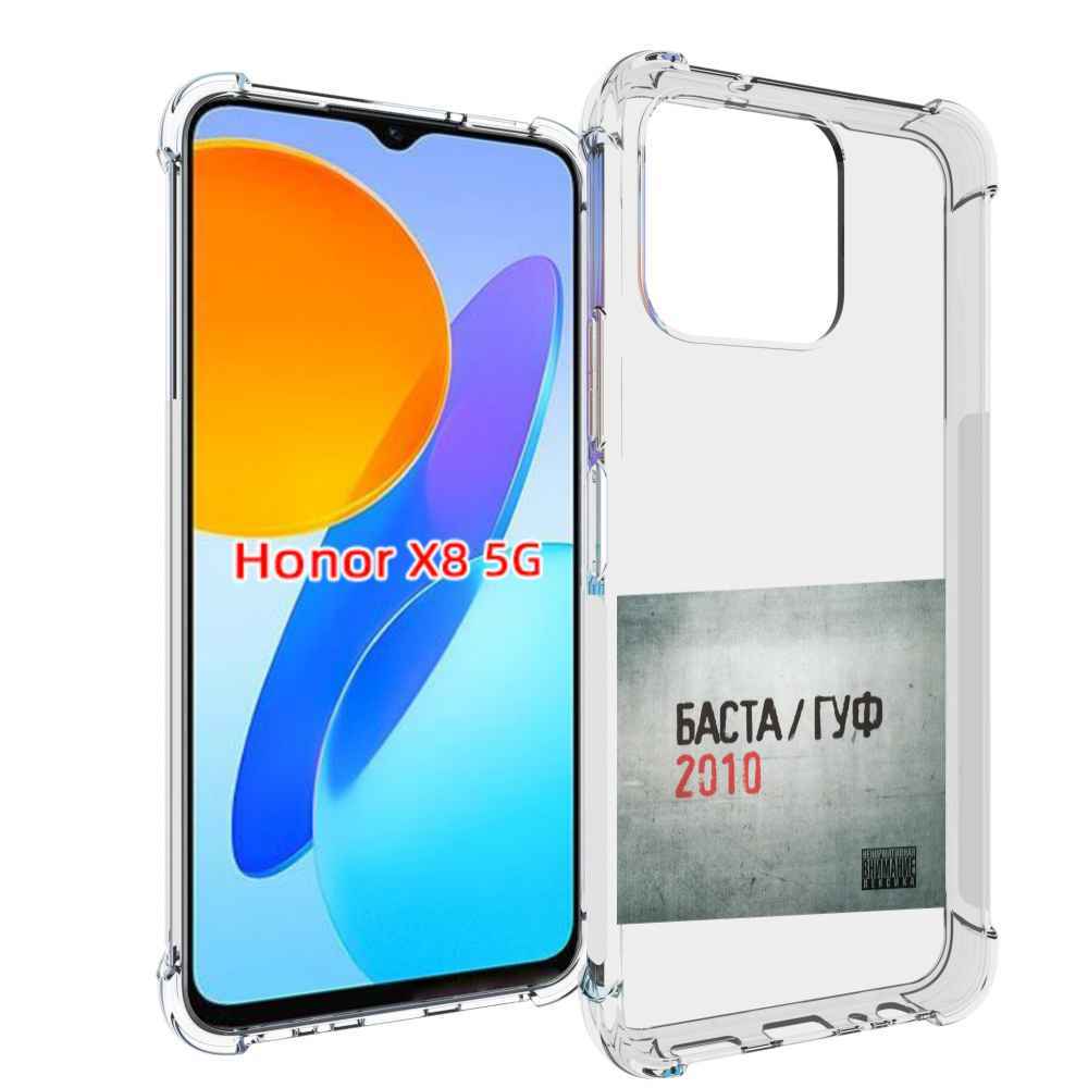 

Чехол MyPads Баста, Гуф для Honor X8 5G, Прозрачный, Tocco