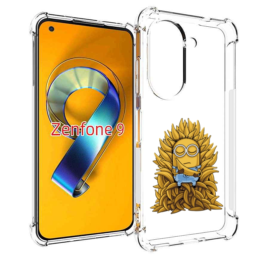 

Чехол MyPads Миньон с бананами для Asus Zenfone 9 (AI2202), Прозрачный, Tocco