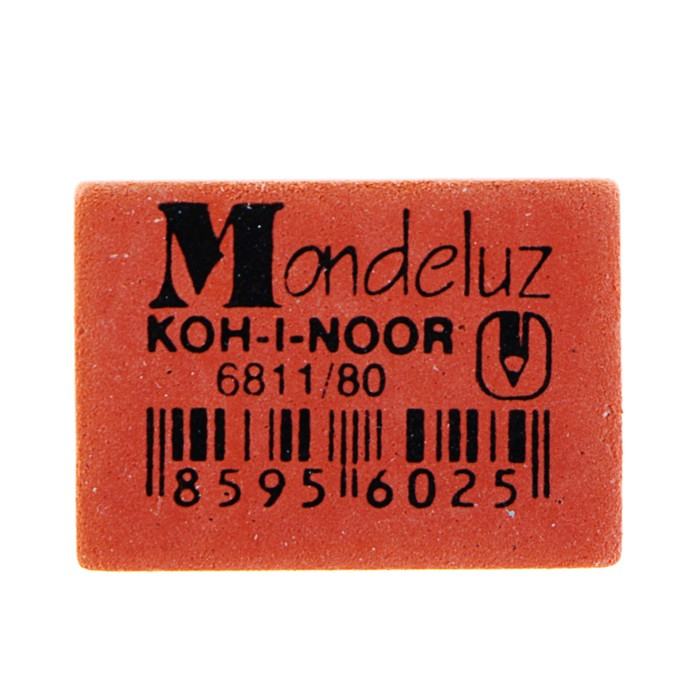 

Ластик Koh-I-Noor каучук Mondeluz, Красный, 122962