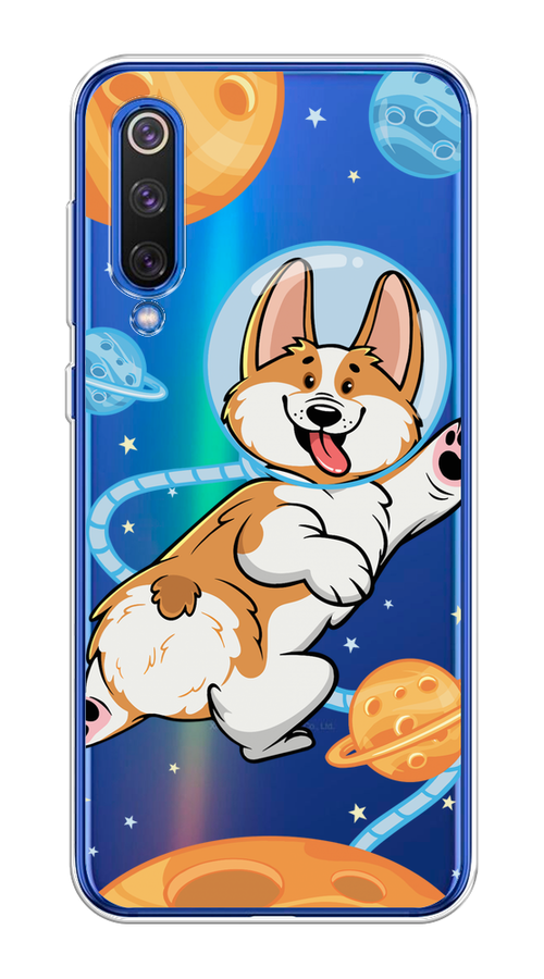 

Чехол на Xiaomi Mi9 SE "Корги-космонавт", Голубой;бежевый;белый, 35250-1