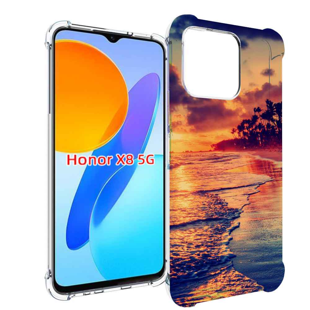 

Чехол MyPads Берег для Honor X8 5G, Прозрачный, Tocco