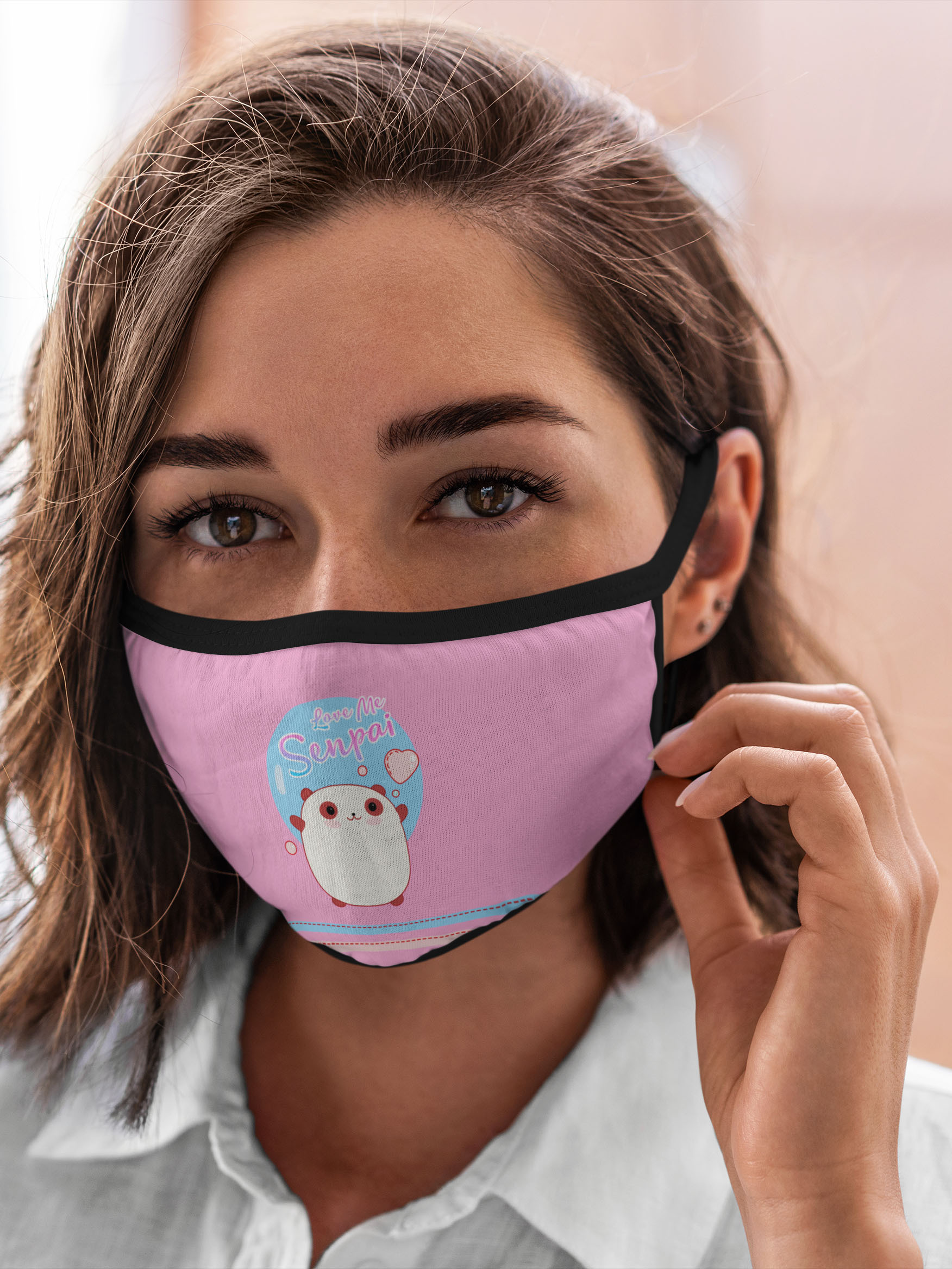 

Многоразовая маска унисекс Burnettie Senpai Love Me, Senpai Love Me