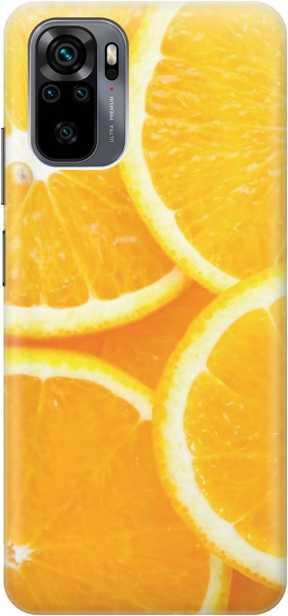 

Чехол на Xiaomi Redmi Note 10 "Апельсины", Оранжевый, 774