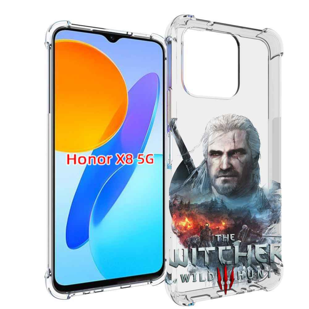

Чехол MyPads Ведьмак для Honor X8 5G, Прозрачный, Tocco