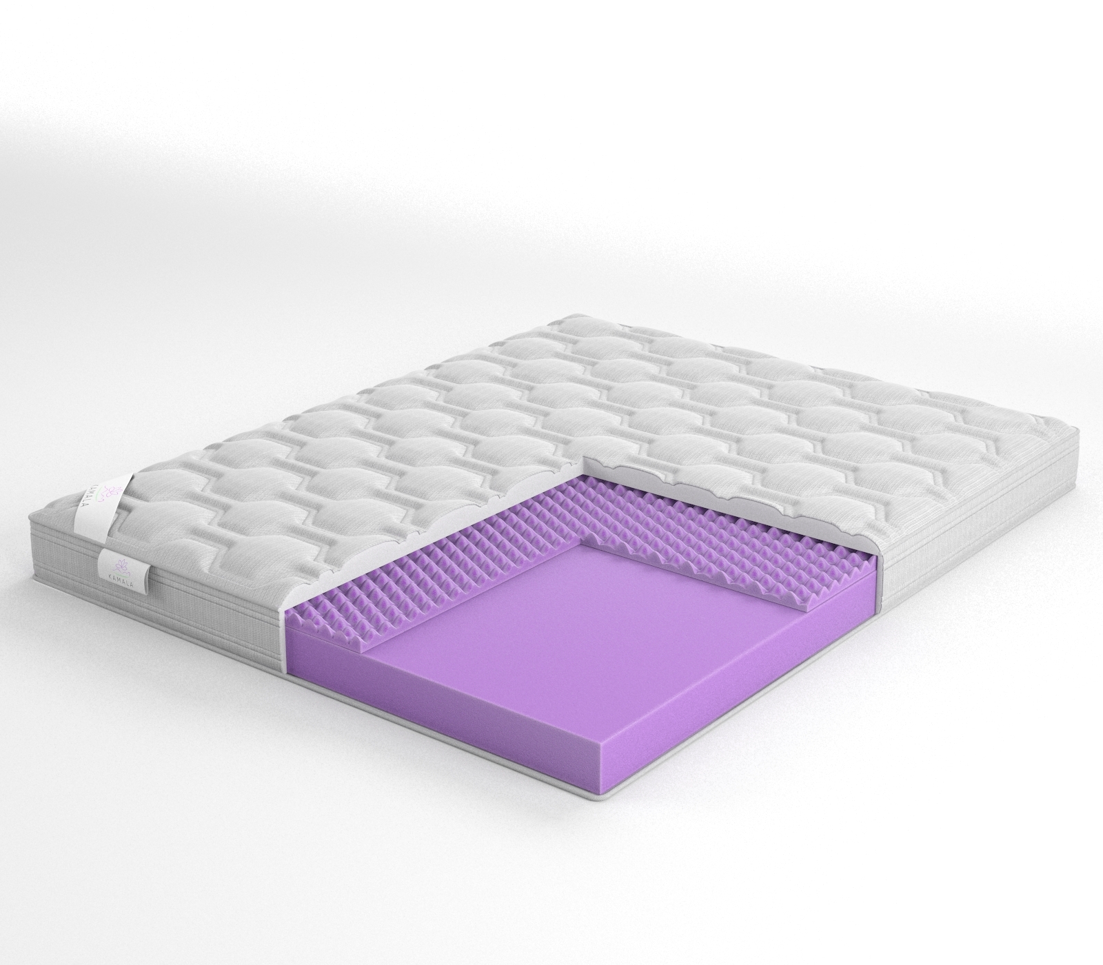 

Матрас Kamala Эко Roll Massage 10 120х180, Бежевый;белый;серый;серебристый, Roll Massage 10