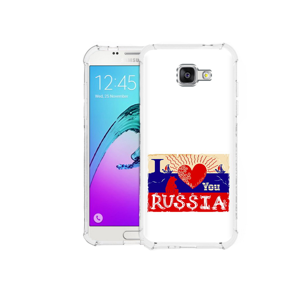 

Чехол MyPads Tocco для Samsung Galaxy A5 (2016) Люблю Россию (PT25252.581.112), Прозрачный, Tocco