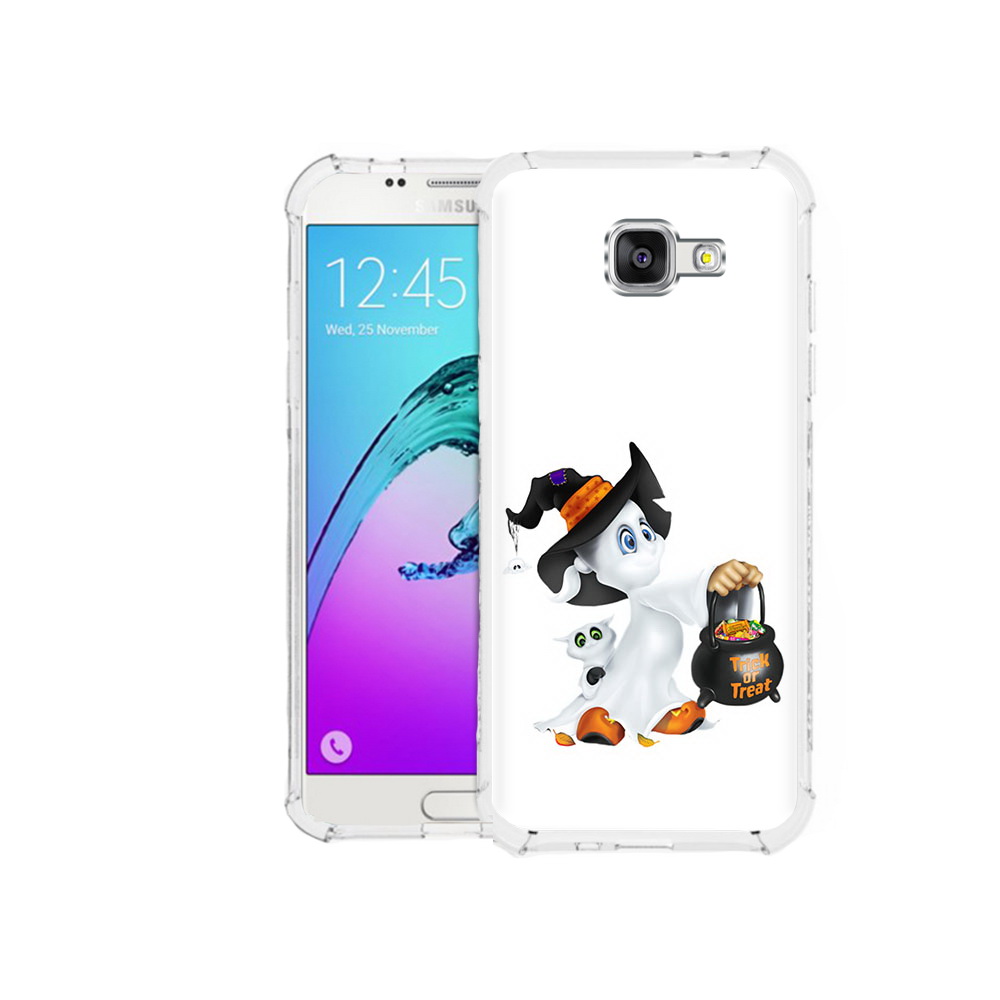 

Чехол MyPads Tocco для Samsung Galaxy A5 (2016) Маленький призрак (PT25252.581.113), Прозрачный, Tocco