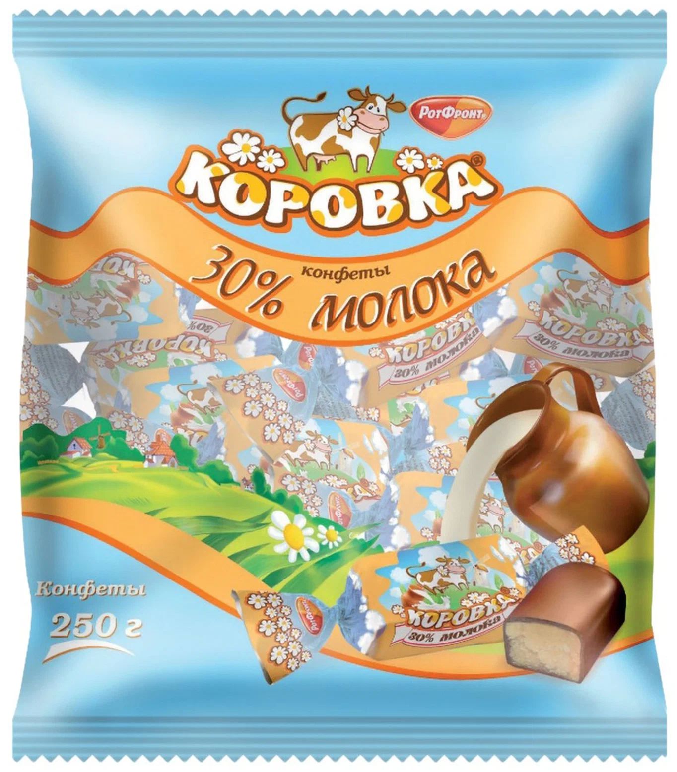 

Конфеты Рот Фронт Коровка сливочный крем +-500 г