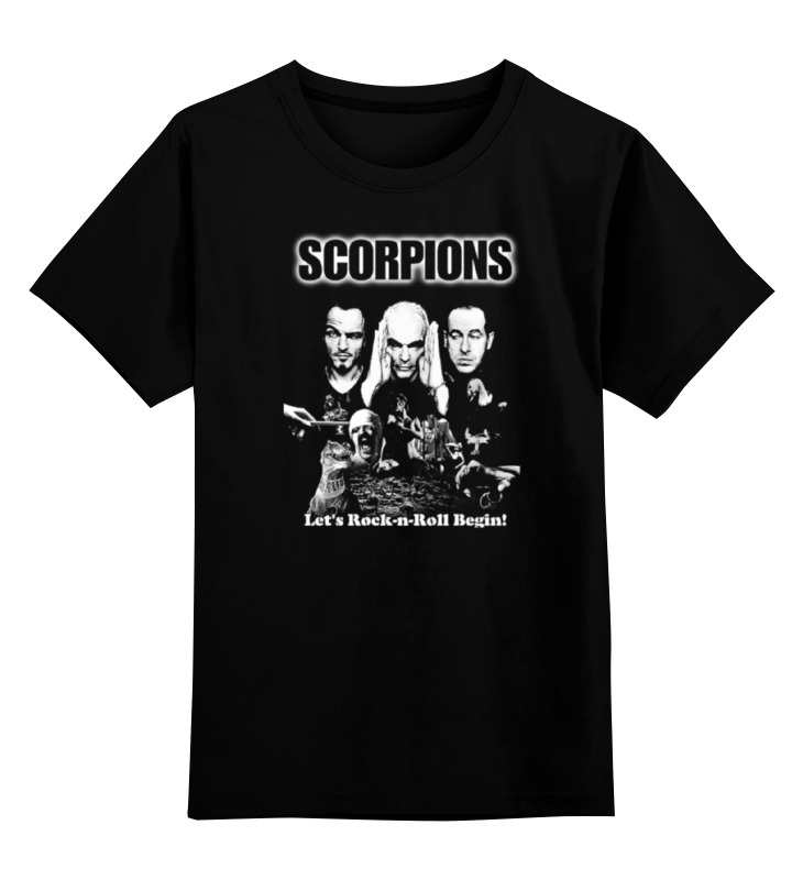 

Футболка детская Printio Scorpions band цв. черный р. 152, Scorpions band