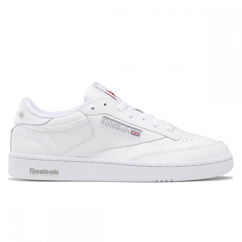 

Кеды мужские Reebok Club C 85 100000154 белые 45.5 EU, Белый, Club C 85